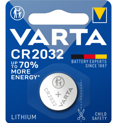 Knopfzellen Professional Electronics, CR2032, 3 Volt