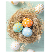 Osterkarte o. Text midi