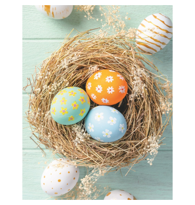 Osterkarte o. Text midi