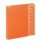 Zeugnisringbuch 31401-00, farbig sortiert, A4, mit 20 H&uuml;llen