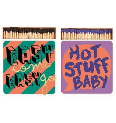 Streichholzschachtel Neon sortiert