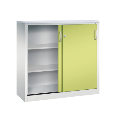C+P Akten-Sideboard 3OH 1200x1200x400mm lgrcgn