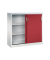 Schiebet&uuml;renschrank Accurado-2000 20471200S10345, abschlie&szlig;bar, 3 OH, lichtgrau/rubinrot, 120x120x40cm (BxHxT)