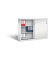 Schiebet&uuml;renschrank Accurado-2000 21471200S10318, abschlie&szlig;bar, 2x3 OH, lichtgrau, 160x120x40cm (BxHxT)