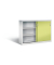 C+P Akten-Sideboard 2x3OH 1200x1600x500mm lgrcgn