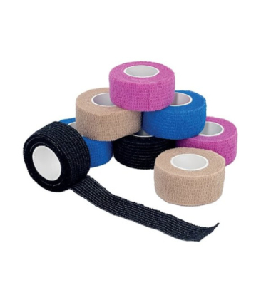 Fingerschnellverband 8RL 2,5x450cm sort