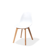 Stapelstuhl Keeve Holz wei&szlig; 4St