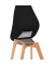 Stapelstuhl Keeve Holz schwarz 4St