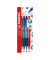 Kugelschreiber pointball colorful 6033/4, rostrot / minzgr&uuml;n / ultramarinblau / dunkelgrau, 0,5mm, nachf&uuml;llbar