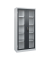Fl&uuml;gelt&uuml;renschrank Acurado 89 08920055S10056, abschlie&szlig;bar, 5 OH, lichtgrau/schwarzgrau, 93x195x40cm (BxHxT)