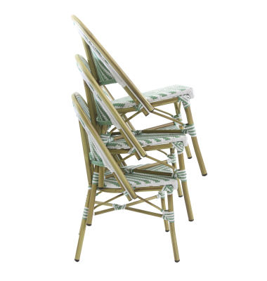 Stapel-Bistrostuhl Paris Bambus natur 2St
