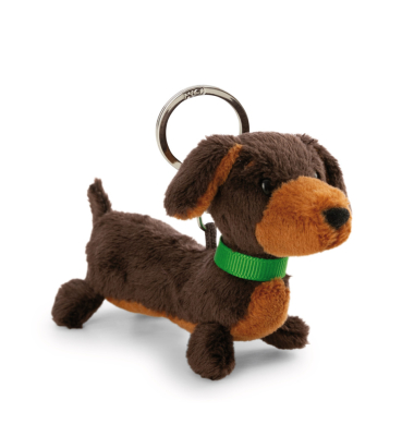 Schl&uuml;sselanh&auml;nger Dackel 10cm liegend