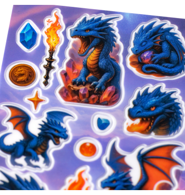 Sticker Magic Dragon
