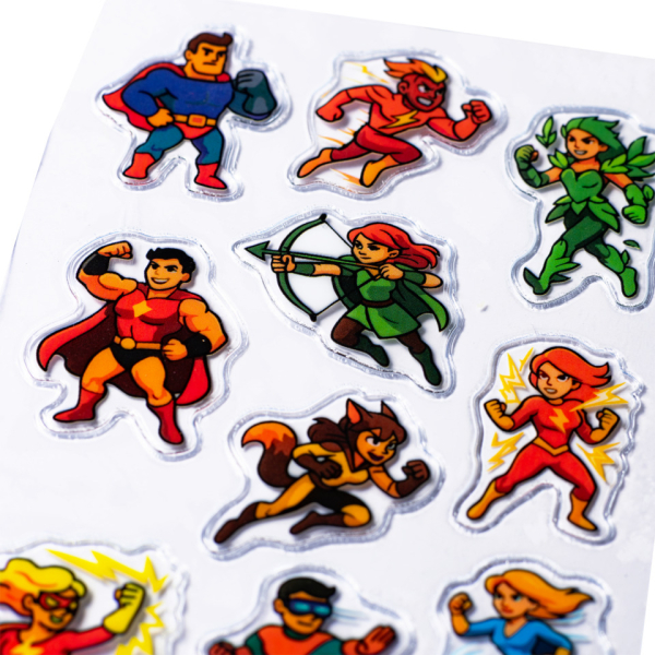 10 Stück Herma Sticker Magic Superhelden 4008705157964 Herma