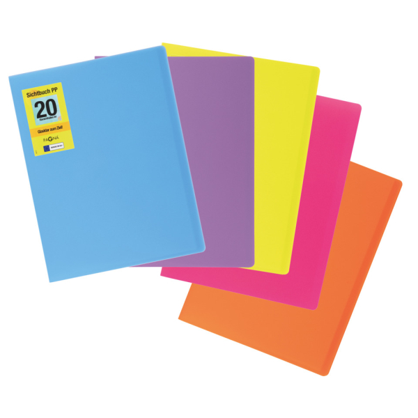 8 Stück Pagna Sichtbuch 21012-00, farbig sortiert, Polypropylen 4009212065308 Pagna