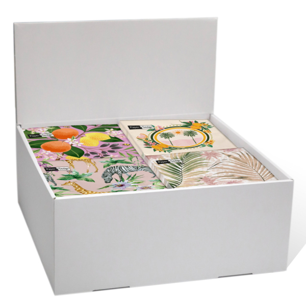 24 Stück PaperDesign Motivservietten 227217 / Tropic/Jungle sortiert, 3-lagig, 33x33cm  PaperDesign