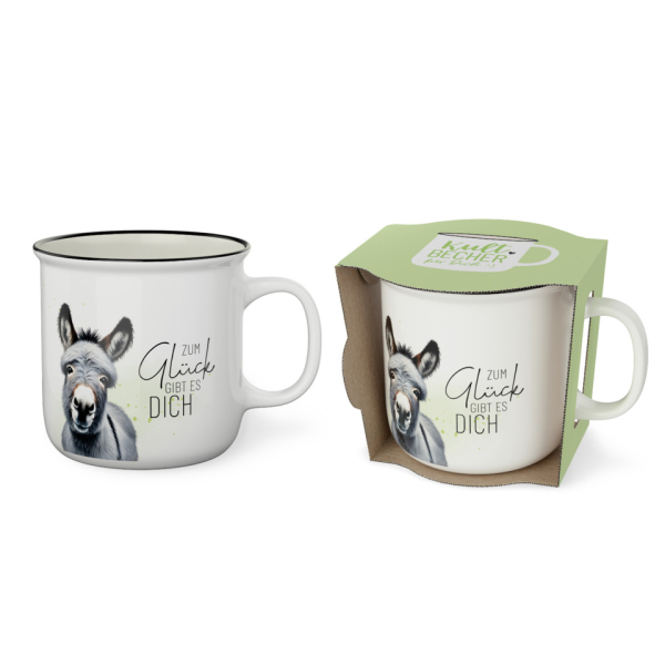 LA VIDA Kaffeebecher Lucky Frie Esel 4027268359950 LA VIDA