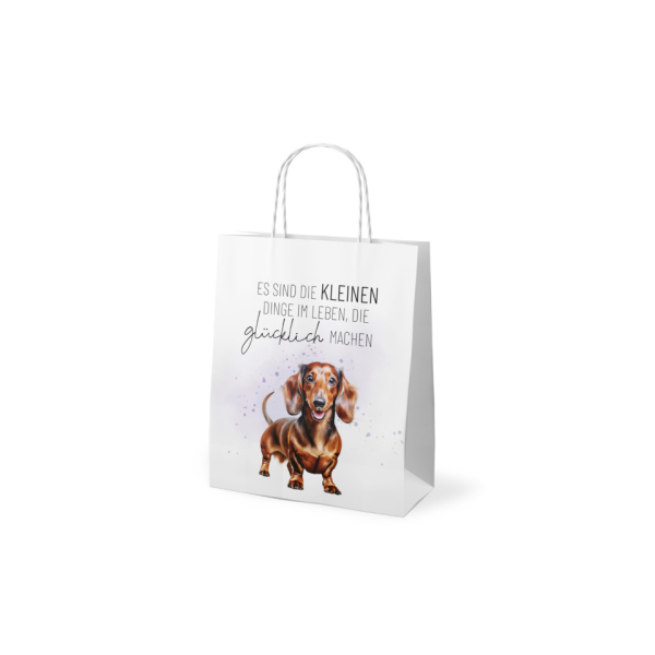 12 Stück LA VIDA Geschenktasche 991805, Dackel, 200mm x 240mm 4027268359691 LA VIDA