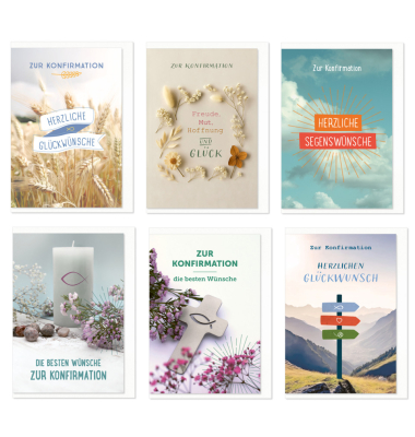 Gl&uuml;ckwunschkarten 72211021 bunt