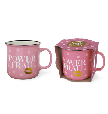 Kaffeebecher Auf uns M&auml;dels Kussmund