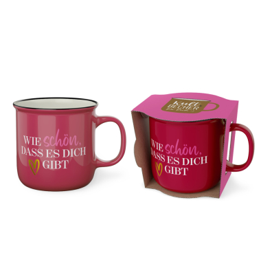 Kaffeebecher Auf uns M&auml;dels Herz