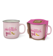 Kaffeebecher Auf uns M&auml;dels Pumps