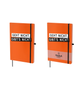 Notizbuch 197301, F&uuml;r Dich, mehrfarbig, A5, liniert, 80g, 96 Blatt / 192 Seiten