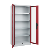 C+P Werkzeugschrank Fenstert&uuml;r 1950x930x500mm lgr/rrt