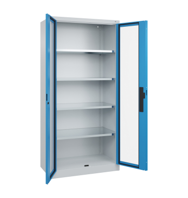 C+P Werkzeugschrank Fenstert&uuml;r 1950x930x500mm lgr/lbl