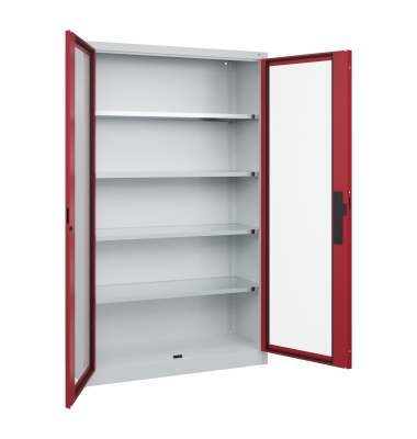 C+P Werkzeugschrank Fenstert&uuml;r 1950x1200x400mm lgr/rrt