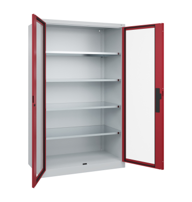 C+P Werkzeugschrank Fenstert&uuml;r 1950x1200x600mm lgr/rrt