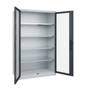 C+P Werkzeugschrank Fenstert&uuml;r 1950x1200x600mm lgr/sgr