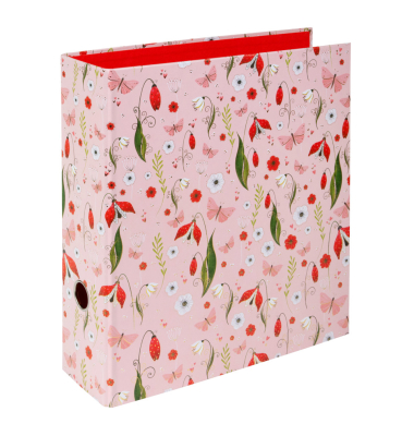 Ordner A480mm Secret Garden pink
