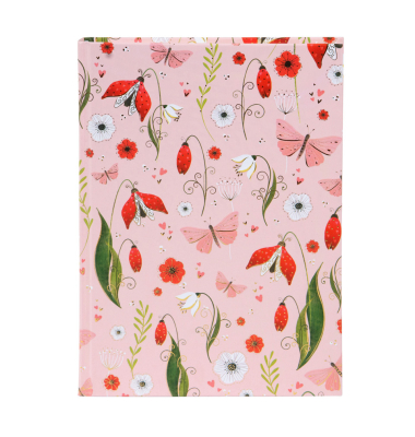 Notizbuch Secret Garden pink