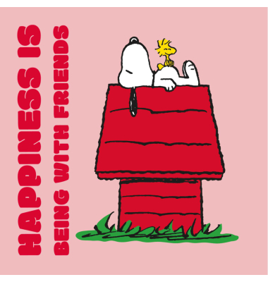 Motivserviette Snoopy