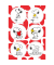 Sticker Snoopy wei&szlig;rot Snoopy Love