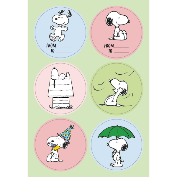 Braun und Company Sticker Snoopy bunt Happy Day 4014995512765 Braun und Company