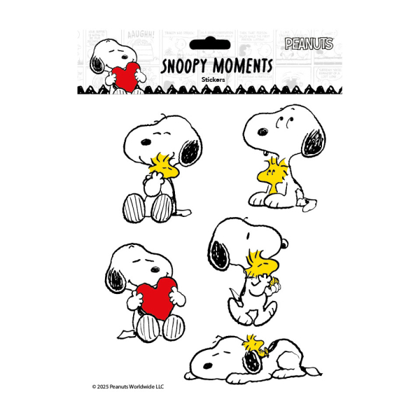 Braun und Company Sticker Snoopy weißbunt Snoopy Love 4014995513236 Braun und Company