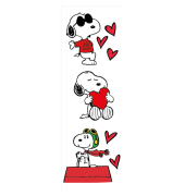 Sticker f&uuml;r Flaschen Snoopy bunt