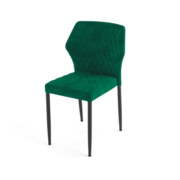 FEROS Stapelstuhl Louis Velours grün 4St 4262495892874 FEROS 4 Stück