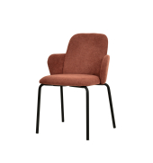 Stapel-Armlehnstuhl Paddy braunrot 2St