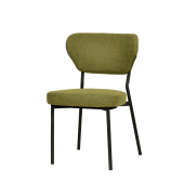 Stapelstuhl Duko gepolstert gr&uuml;n 2St