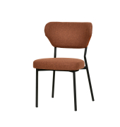 Stapelstuhl Duko gepolstert braun 2St