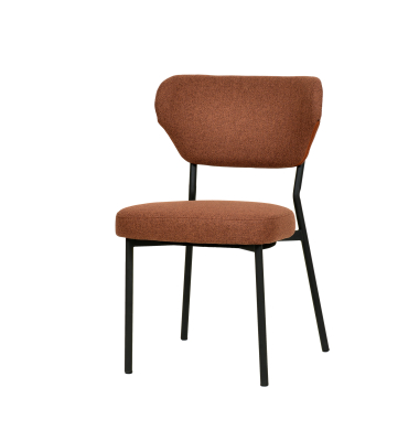 Stapelstuhl Duko gepolstert braun 2St