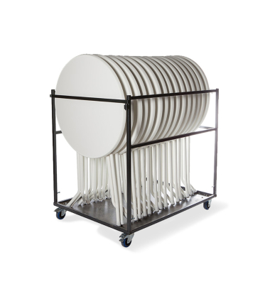 Transportwagen f&uuml;r Stehtische gro&szlig;  127x120x97cm