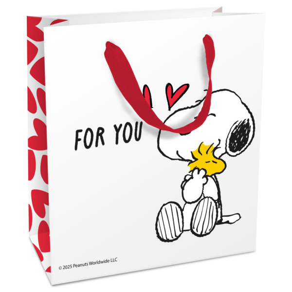 8 Stück Braun und Company Geschenktasche 1568-26111, Snoopy, 180mm x 210mm 4014995512437 Braun und Company