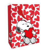 Geschenktragetasche Snoopy rotwei&szlig;