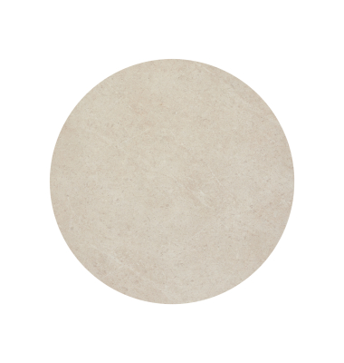 Tischplatte, &Oslash; 70cm (BxT), rund, sand, 12mm