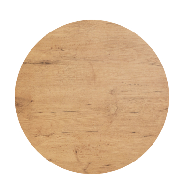 Tischplatte, &Oslash; 120cm (BxT), rund, teak, 12mm