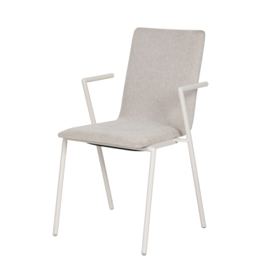 Konferenzstuhl Fortis, sand, 4-Fu&szlig;-Gestell